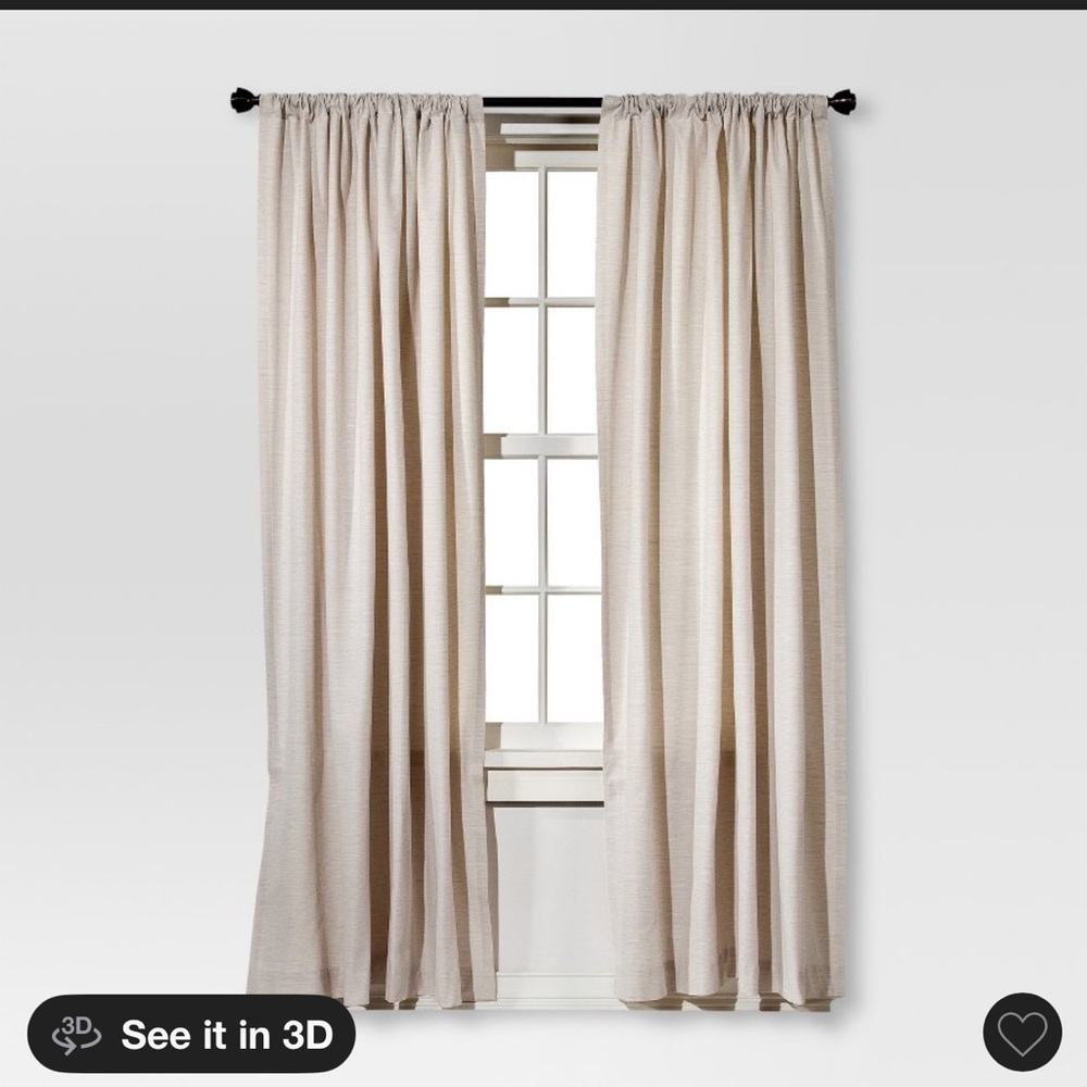 Threshold Farrah Light Filtering Window Panels (4)